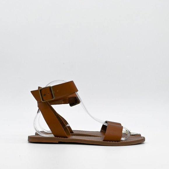 MADEWELL The Boardwalk Ankle-Strap Sandal Brown - Picture 2 of 9